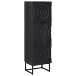 vidaXL Highboard Čierny 35 x 30 x 120 cm