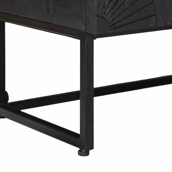 vidaXL Highboard Čierny 35 x 30 x 120 cm – Obrázok 10