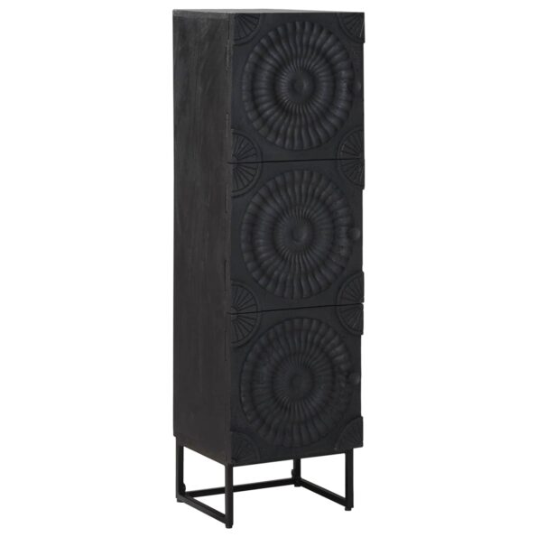 vidaXL Highboard Čierny 35 x 30 x 120 cm – Obrázok 2