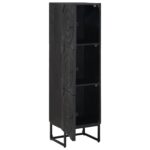 vidaXL Highboard Čierny 35 x 30 x 120 cm – Obrázok 4