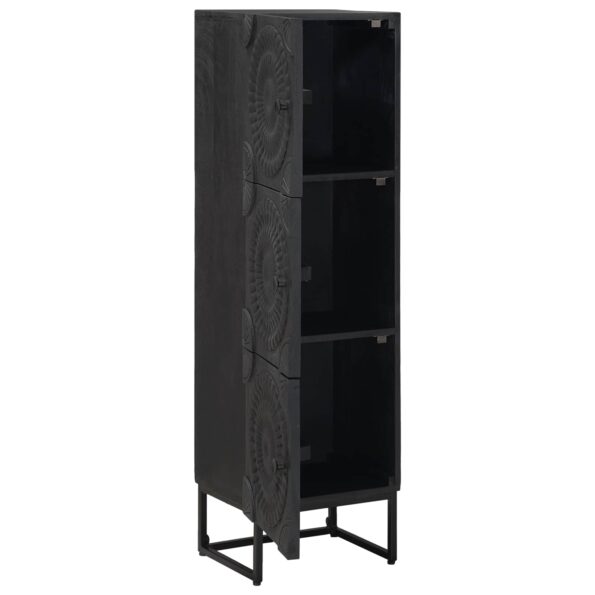 vidaXL Highboard Čierny 35 x 30 x 120 cm – Obrázok 4