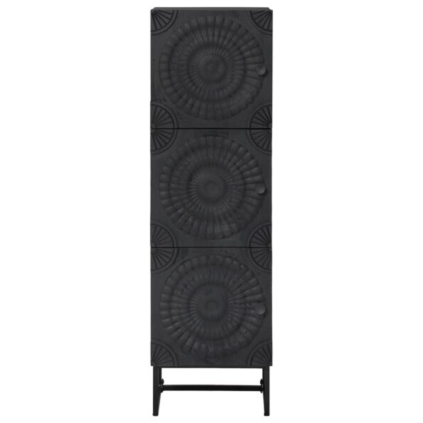 vidaXL Highboard Čierny 35 x 30 x 120 cm – Obrázok 5