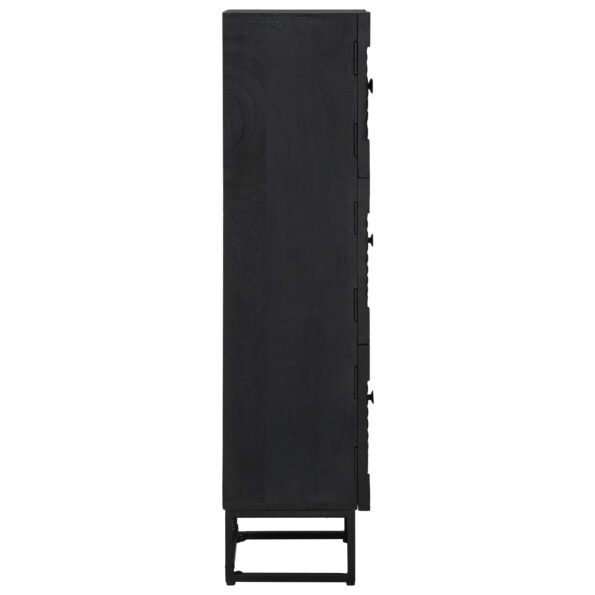 vidaXL Highboard Čierny 35 x 30 x 120 cm – Obrázok 6