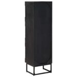 vidaXL Highboard Čierny 35 x 30 x 120 cm – Obrázok 7