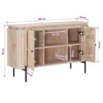 vidaXL Servírovacia skriňa 105 x 30 x 65 cm – Obrázok 13