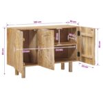 vidaXL Servírovacia skriňa 100 x 30 x 65 cm – Obrázok 12