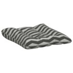 vidaXL Psí teepee s vankúšom Biela a šedá 40 x 40 x 50 cm Polyester – Obrázok 4
