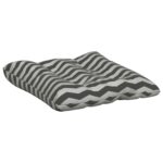 vidaXL Psí teepee s vankúšom Biela a šedá 50 x 50 x 60 cm Polyester – Obrázok 4