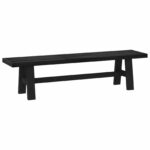 vidaXL Jedálenská lavička NOAIN 180 x 41 x 45 cm Masívna borovica – Obrázok 2