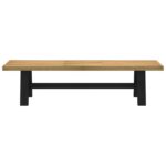 vidaXL Jedálenská lavička NOAIN 160 x 41 x 45 cm Masívna borovica – Obrázok 3