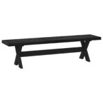 vidaXL Jedálenská lavička NOAIN 160 x 41 x 45 cm Masívna borovica – Obrázok 2
