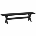 vidaXL Jedálenská lavička NOAIN 160 x 41 x 45 cm Masívna borovica – Obrázok 5