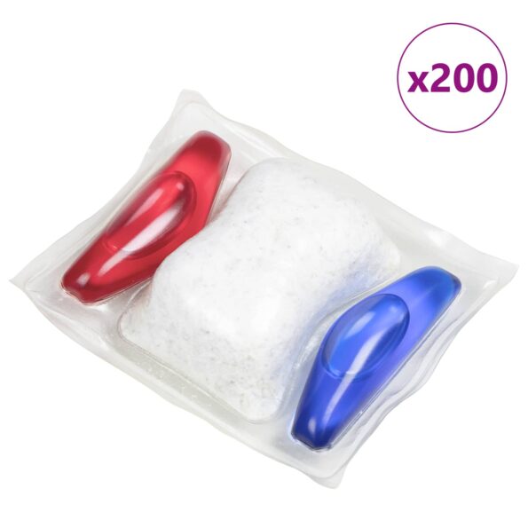 vidaXL All-In-One Kapsuly Do Umývačky Riadu 200 pcs – Obrázok 2