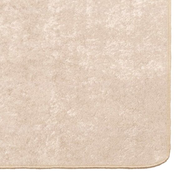 vidaXL Behúň MARSA Krémová 100 x 350 cm Polyester a PVC – Obrázok 5