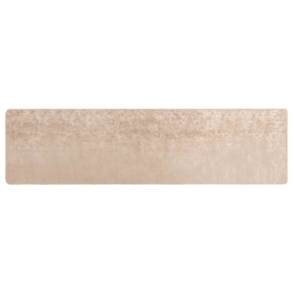 vidaXL Behúň MARSA Béžová 80 x 300 cm Polyester a PVC – Obrázok 2