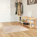 vidaXL Behúň MARSA Béžová 100 x 100 cm Polyester a PVC