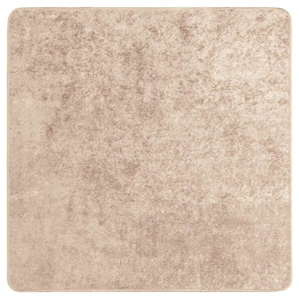 vidaXL Behúň MARSA Béžová 100 x 100 cm Polyester a PVC – Obrázok 2