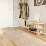 vidaXL Behúň MARSA Béžová 100 x 400 cm Polyester a PVC