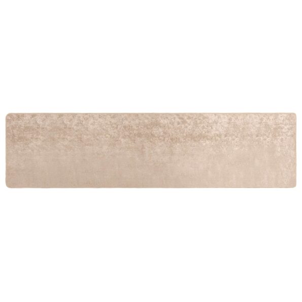 vidaXL Behúň MARSA Béžová 100 x 450 cm Polyester a PVC – Obrázok 2