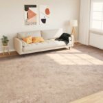 vidaXL Behúň MARSA Béžová 300 x 400 cm Polyester a PVC