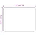 vidaXL Behúň MARSA Béžová 300 x 400 cm Polyester a PVC – Obrázok 7