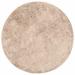 vidaXL Behúň MARSA Béžová 120 x 120 cm Polyester a PVC – Obrázok 2