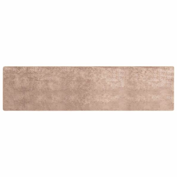 vidaXL Behúň MARSA Piesková 50 x 250 cm Polyester a PVC – Obrázok 2