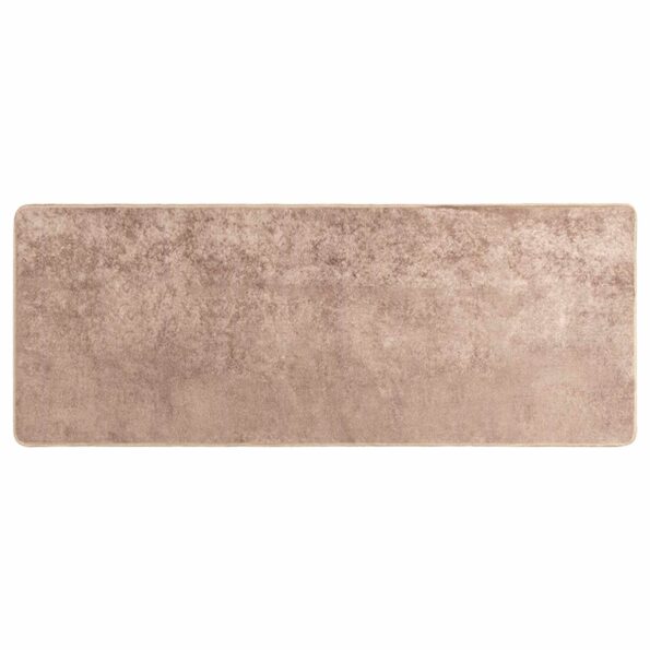 vidaXL Behúň MARSA Piesková 80 x 200 cm Polyester a PVC – Obrázok 2
