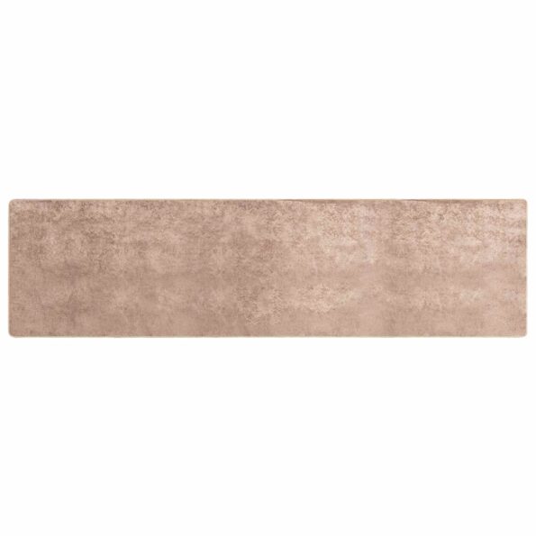 vidaXL Behúň MARSA Piesková 80 x 300 cm Polyester a PVC – Obrázok 2