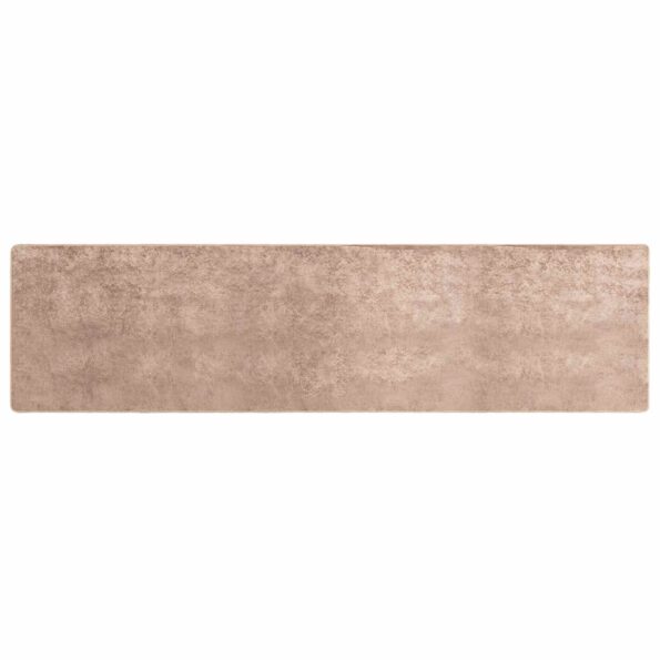 vidaXL Behúň MARSA Piesková 100 x 450 cm Polyester a PVC – Obrázok 2
