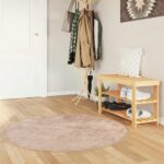 vidaXL Behúň MARSA Piesková 120 x 120 cm Polyester a PVC