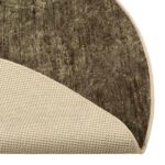 vidaXL Behúň MARSA Lesná zeleň 120 x 120 cm Polyester a PVC – Obrázok 4
