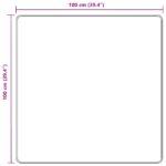 vidaXL Behúň MARSA Antracit 100 x 100 cm Polyester a PVC – Obrázok 7