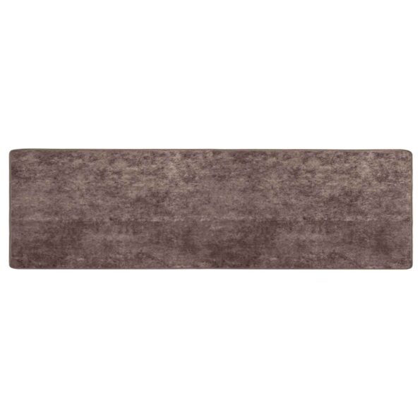 vidaXL Behúň MARSA Biely 80 x 350 cm Polyester a PVC – Obrázok 2