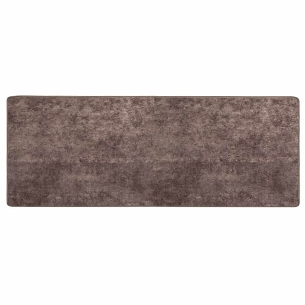 vidaXL Behúň MARSA Biely 100 x 250 cm Polyester a PVC – Obrázok 2