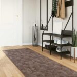 vidaXL Behúň MARSA Biely 100 x 450 cm Polyester a PVC