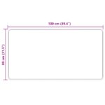 vidaXL Behúň MARSA Žltá 80 x 100 cm Polyester a PVC – Obrázok 7