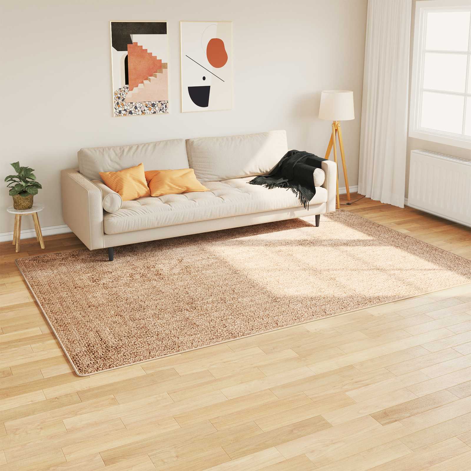 42023230_1.jpg vidaXL Behúň MARSA Žltá 150 x 230 cm Polyester a PVC – Obrázok 1