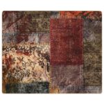 vidaXL Behúň MARSA Viacfarebný 80 x 100 cm Polyester a PVC – Obrázok 2