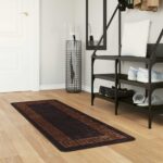 vidaXL Behúň MARSA Čierny 50 x 100 cm Polyester a PVC