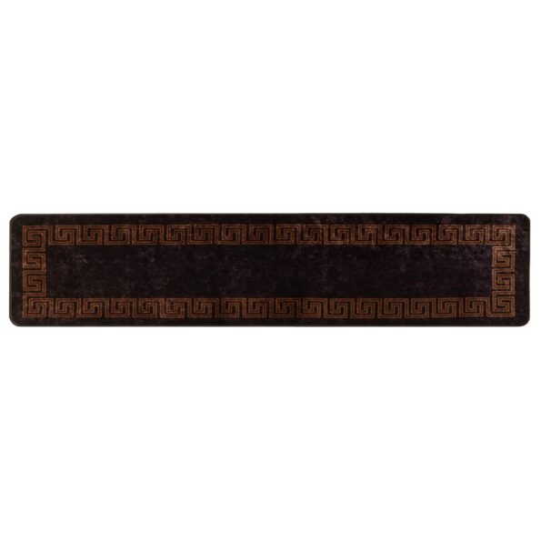 vidaXL Behúň MARSA Čierny 50 x 400 cm Polyester a PVC – Obrázok 2