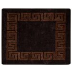 vidaXL Behúň MARSA Čierny 80 x 100 cm Polyester a PVC – Obrázok 2