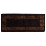 vidaXL Behúň MARSA Čierny 80 x 200 cm Polyester a PVC – Obrázok 2
