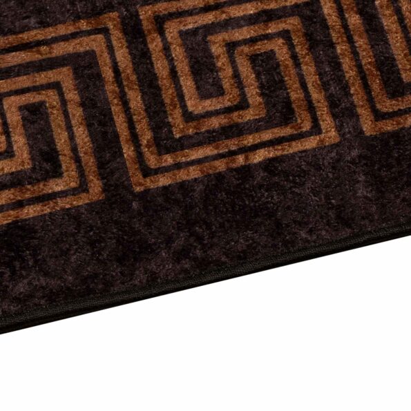 vidaXL Behúň MARSA Čierny 80 x 200 cm Polyester a PVC – Obrázok 3