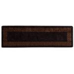 vidaXL Behúň MARSA Čierny 80 x 250 cm Polyester a PVC – Obrázok 2