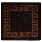 vidaXL Behúň MARSA Čierny 100 x 100 cm Polyester a PVC – Obrázok 2