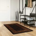 vidaXL Behúň MARSA Čierny 100 x 150 cm Polyester a PVC
