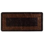 vidaXL Behúň MARSA Čierny 100 x 200 cm Polyester a PVC – Obrázok 2