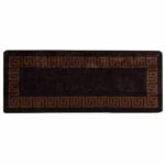 vidaXL Behúň MARSA Čierny 100 x 250 cm Polyester a PVC – Obrázok 2