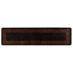 vidaXL Behúň MARSA Čierny 100 x 400 cm Polyester a PVC – Obrázok 2